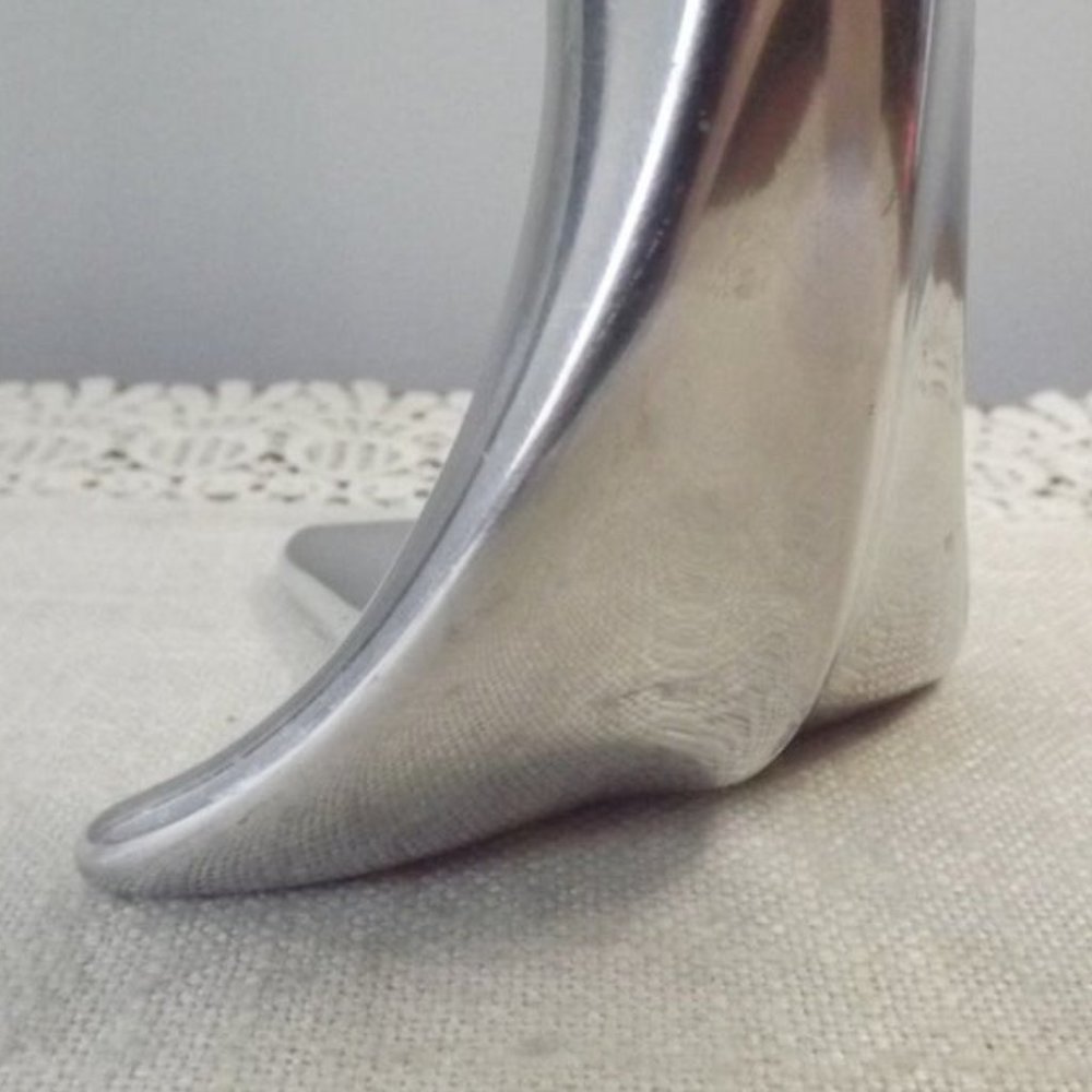 Vintage Hoselton Signed Metal Dolphin Sculpture - Picture 6 of 9